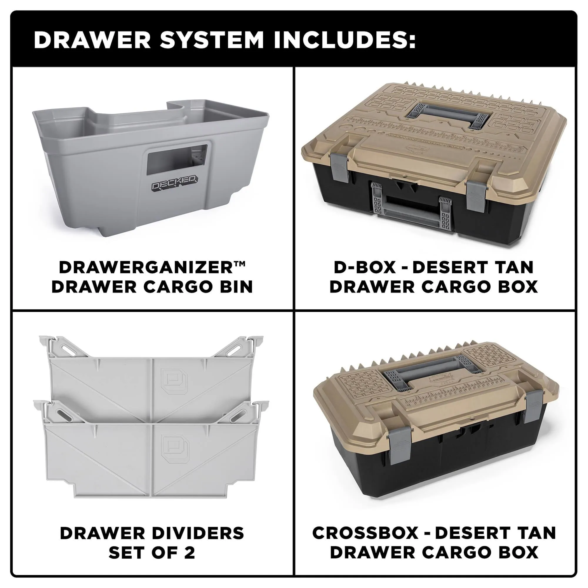 '07-21 Toyota Tundra Decked Truck Bed Storage System