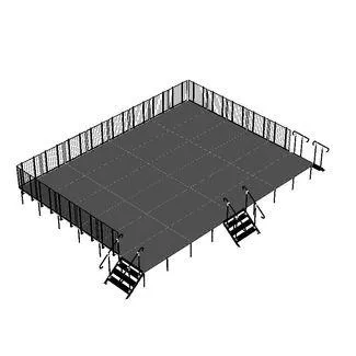 12'X16' Portable Stage Kits using 4X4 Stage Modules