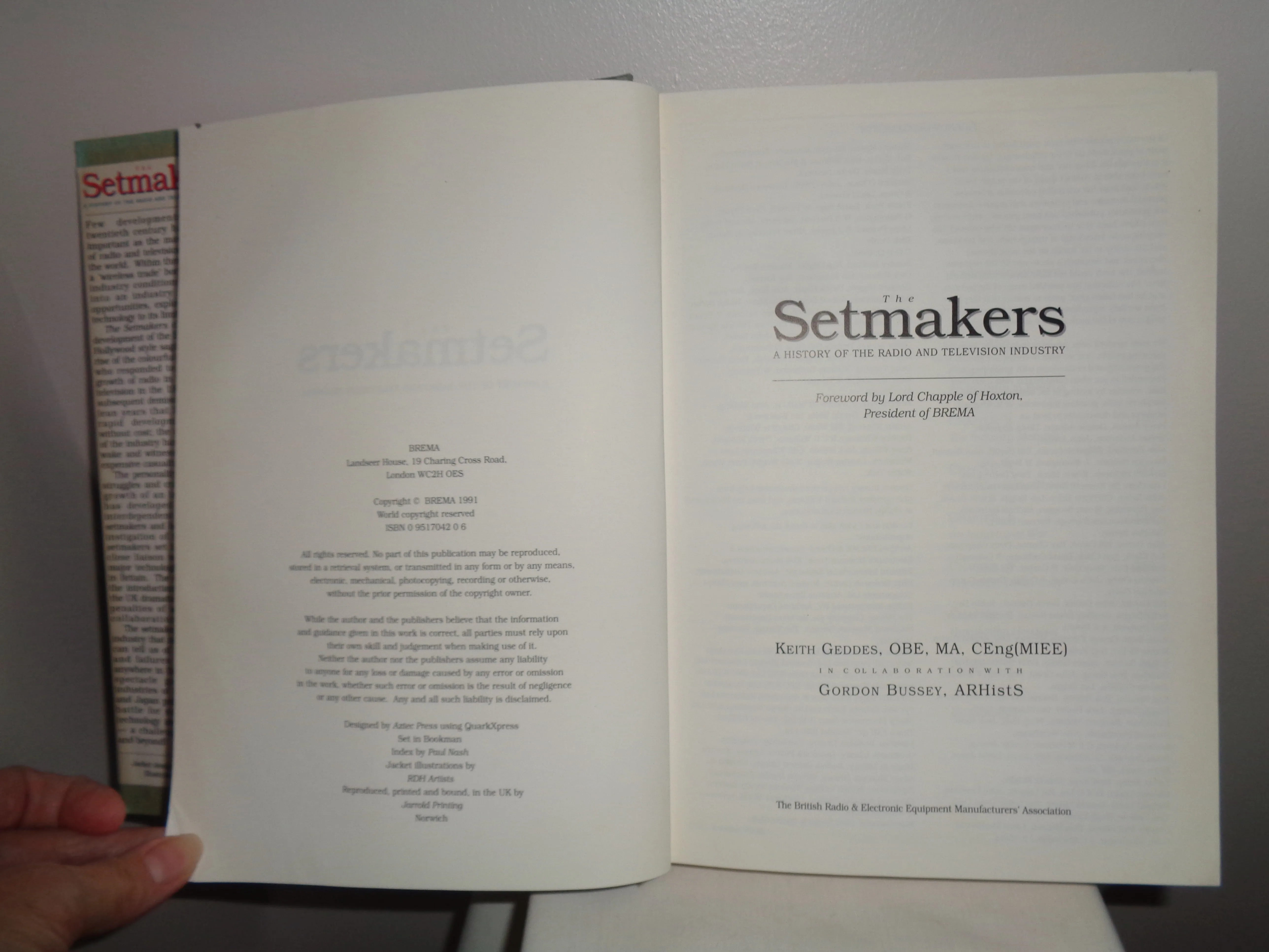 1991 The Setmakers By Keith Geddes