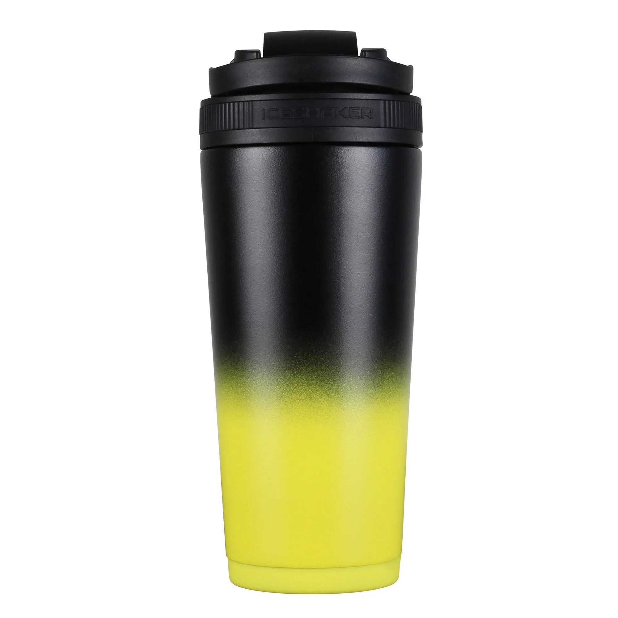 26oz Ice Shaker - Yellow Black Ombre