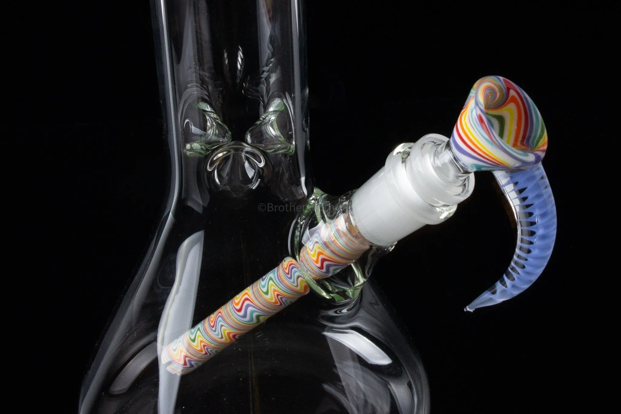 2K Glass Art 14mm Wig Wag Reversal Downstem and Slide Set - Various sizes