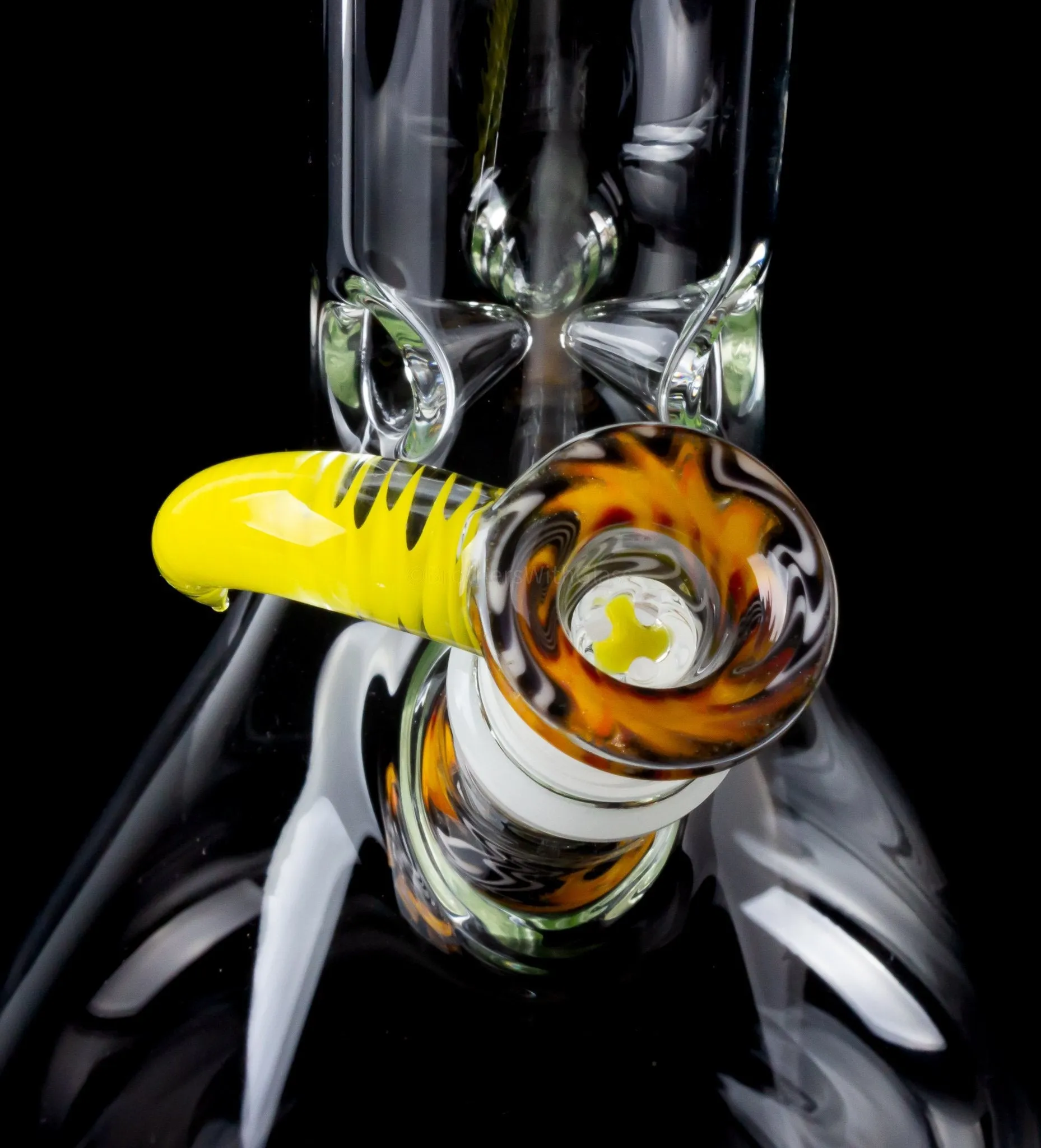 2K Glass Art 14mm Wig Wag Reversal Downstem and Slide Set - Various sizes