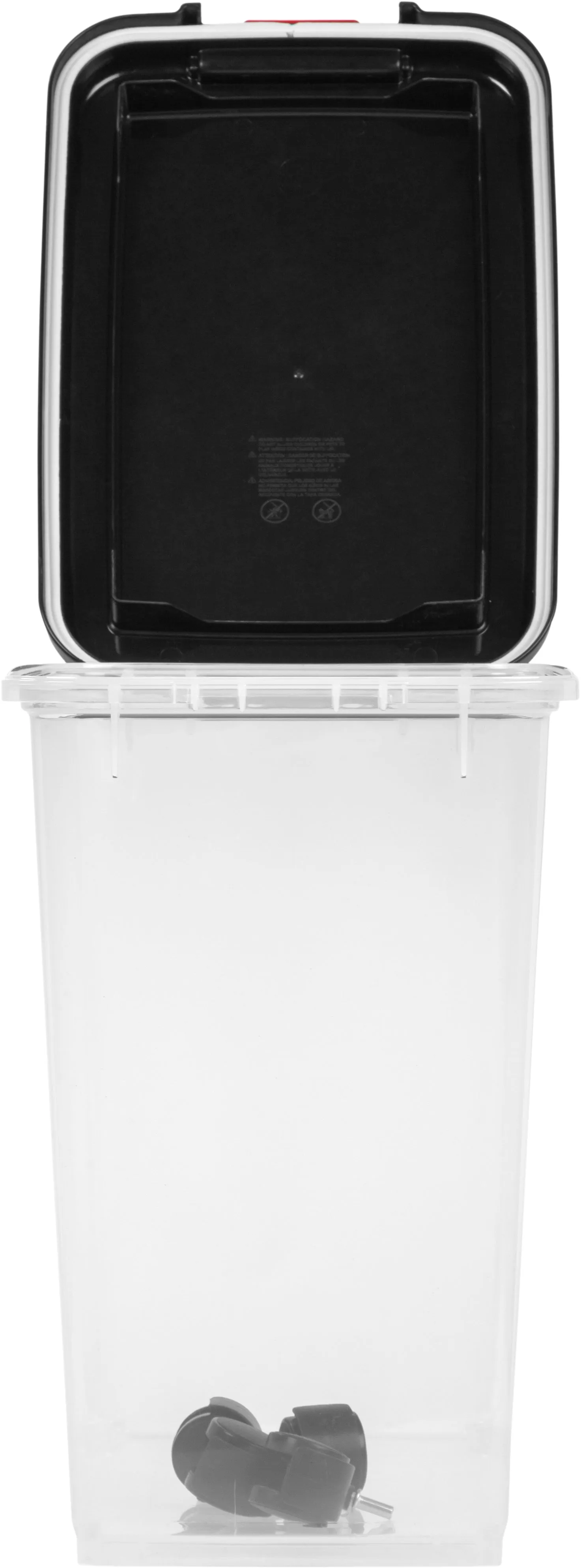 33 Quart WeatherPro® Airtight Pet Food Container, Black Lid