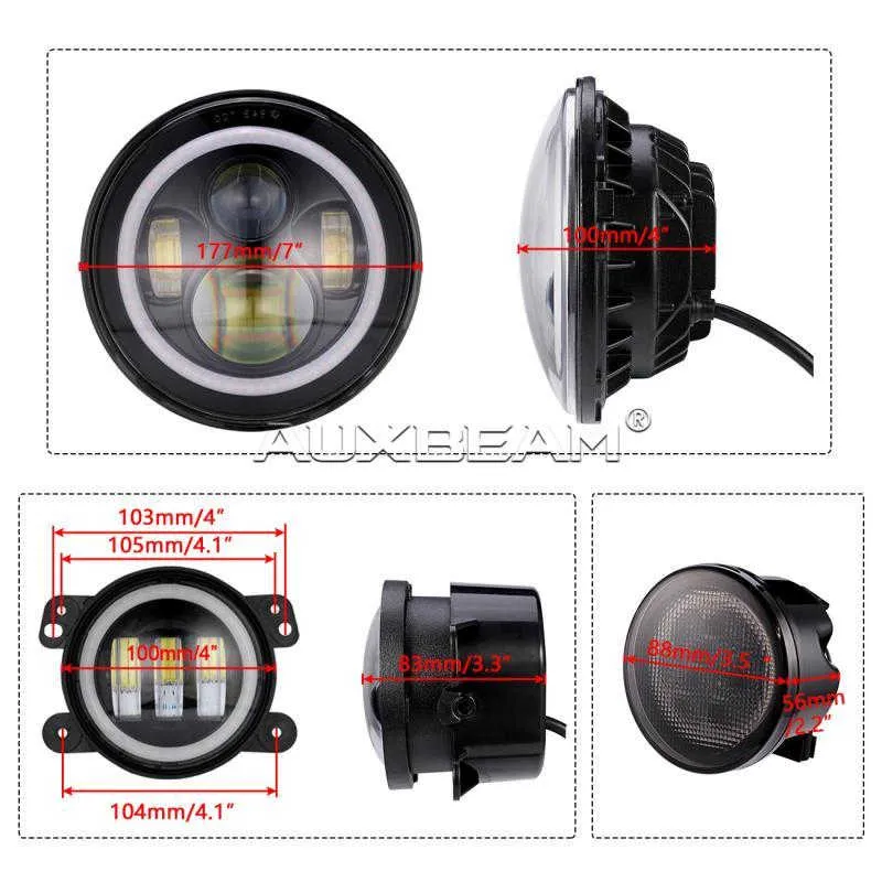 (6PCS/SET) LIGHT   FOG LIGHTS   TURN SIGNALS FOR JEEP WRANGLER