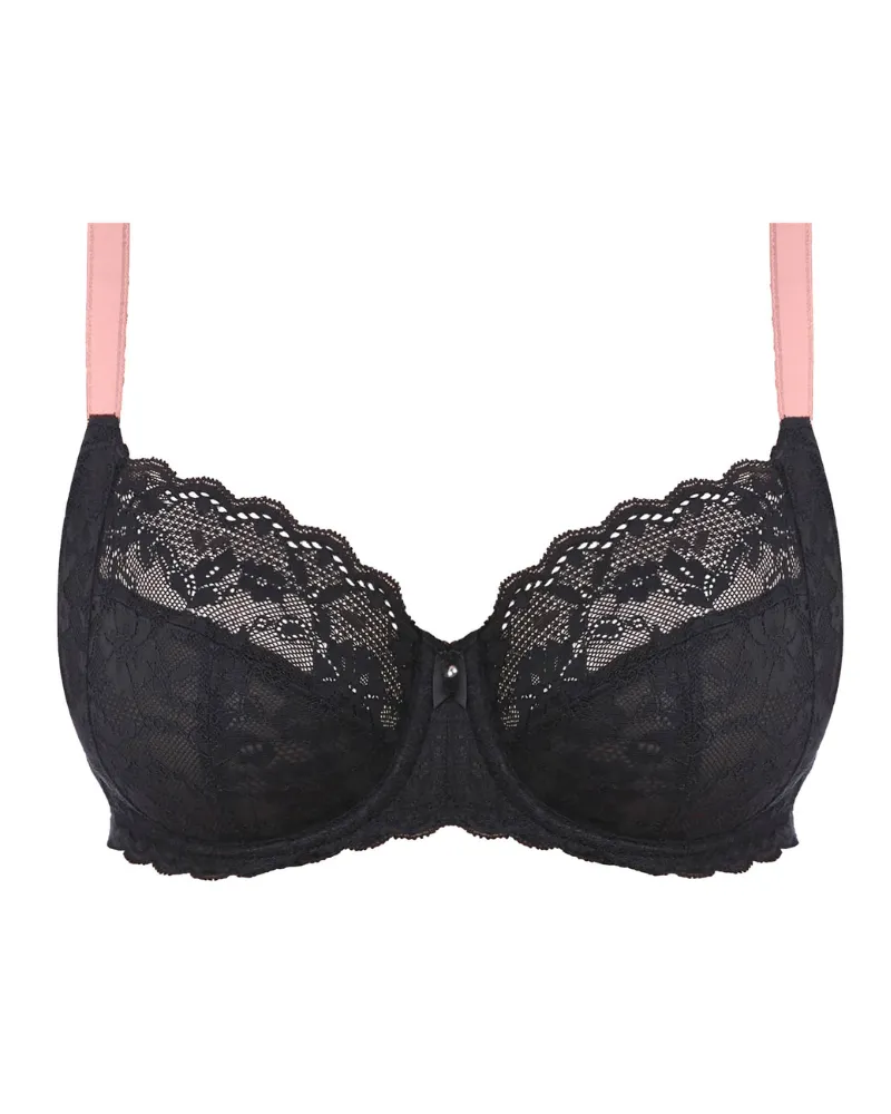 AA5451 Black Offbeat Side Support Underwire Bra