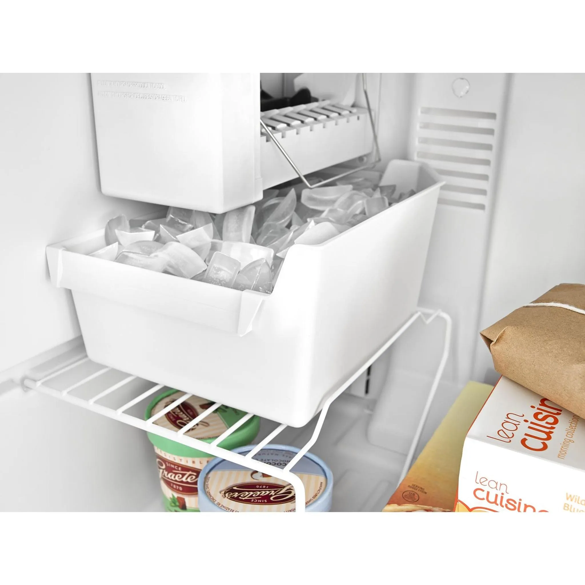 Amana 14 cu. ft. Top-Freezer Refrigerator with Flexible Storage Options (ART104TFDW)