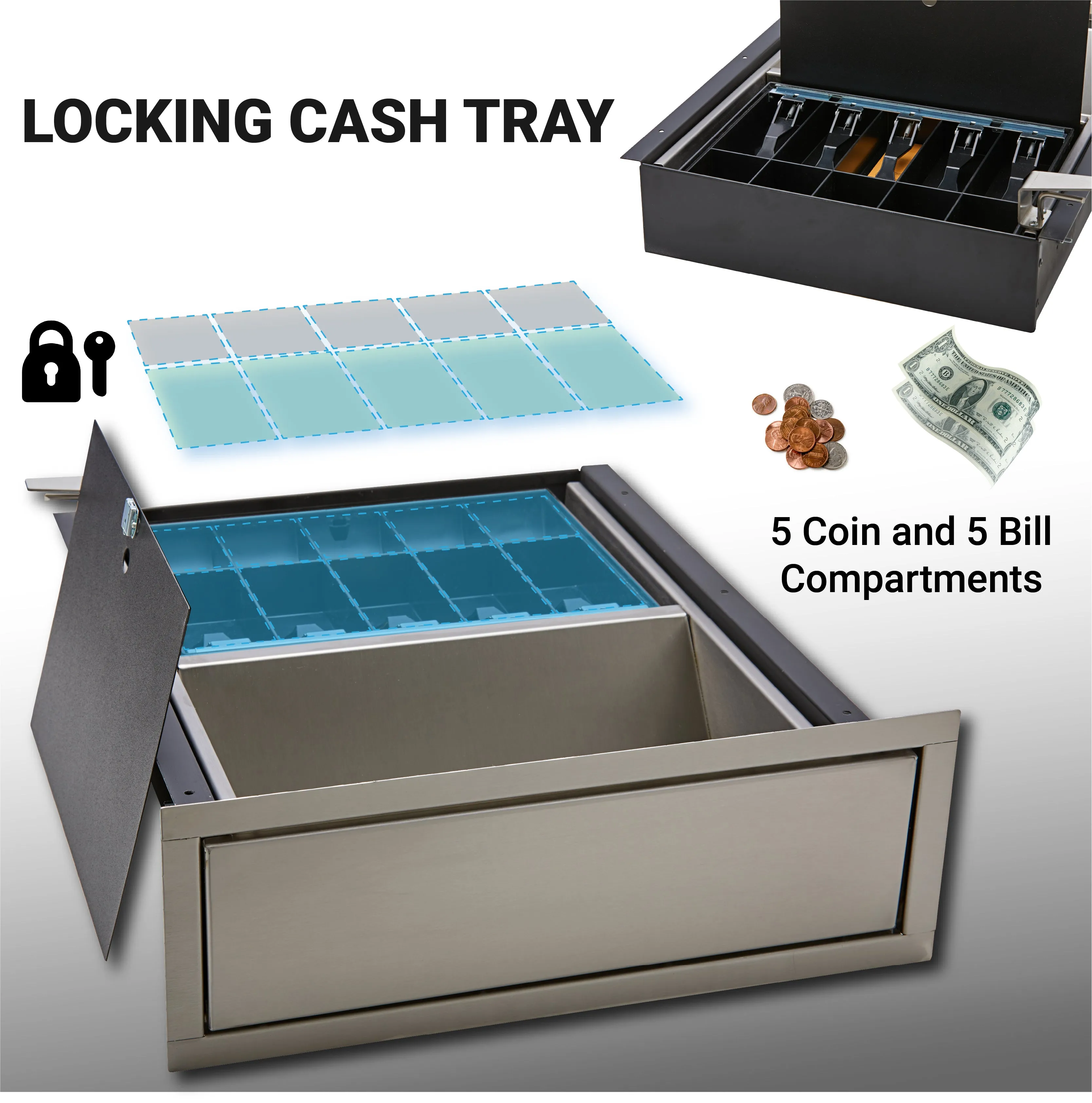 Armortex SS4D Medium 7" High Transaction Drawer