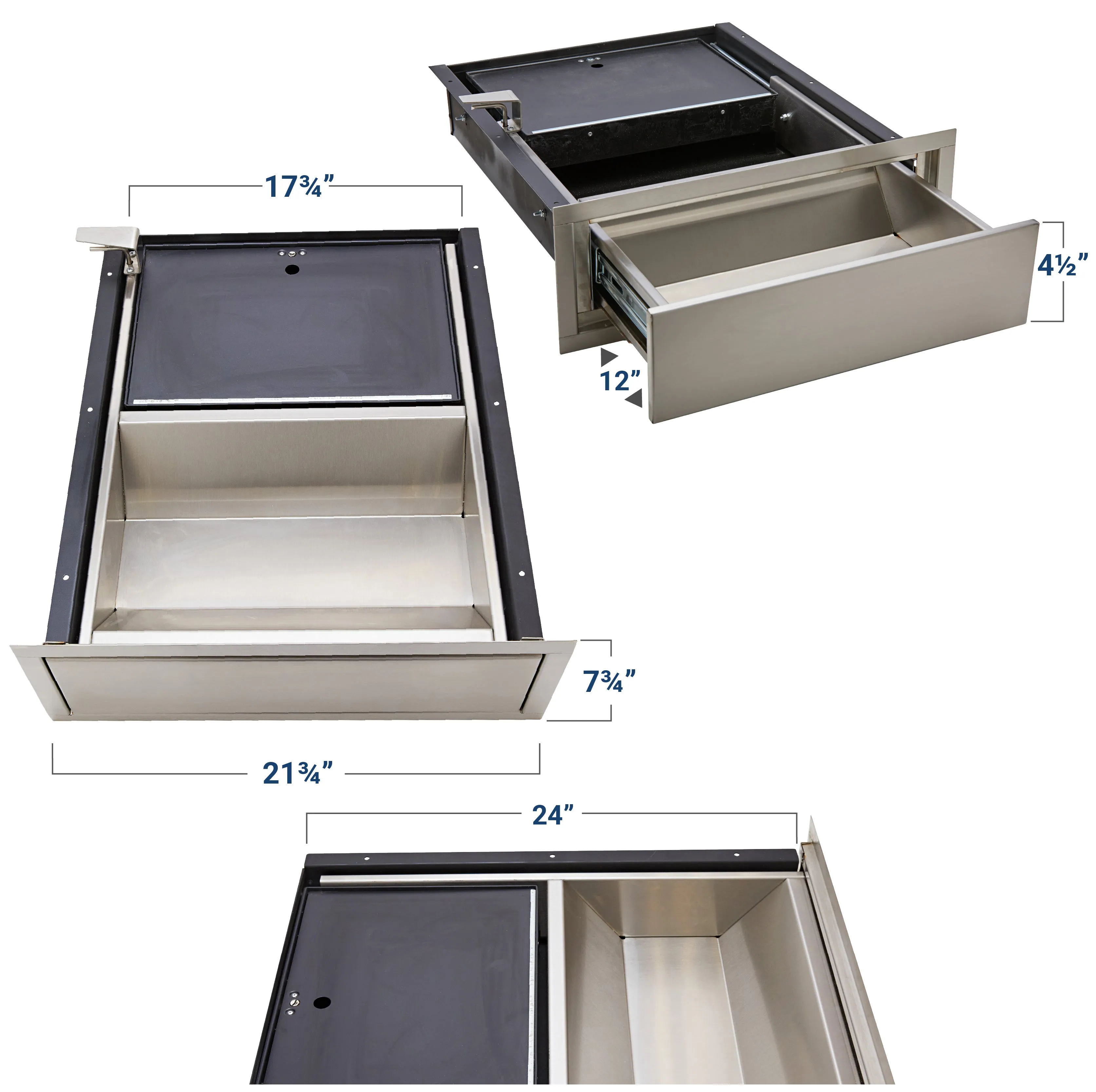 Armortex SS4D Medium 7" High Transaction Drawer