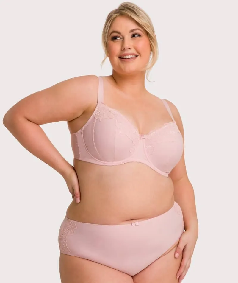 Ava & Audrey Jacqueline Full Cup Underwired Bra 2 Pack - Blush