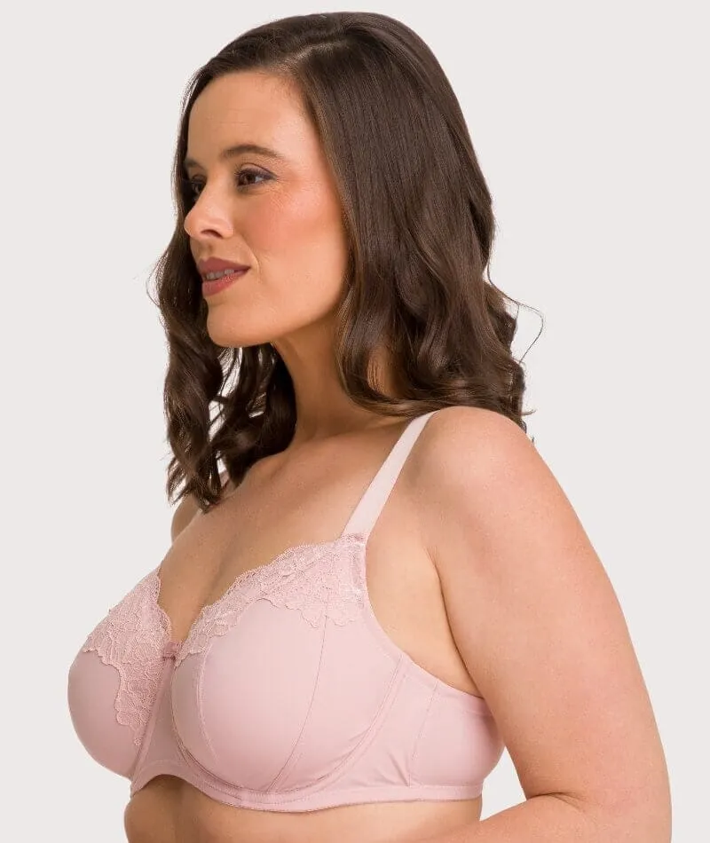 Ava & Audrey Jacqueline Full Cup Underwired Bra 2 Pack - Blush