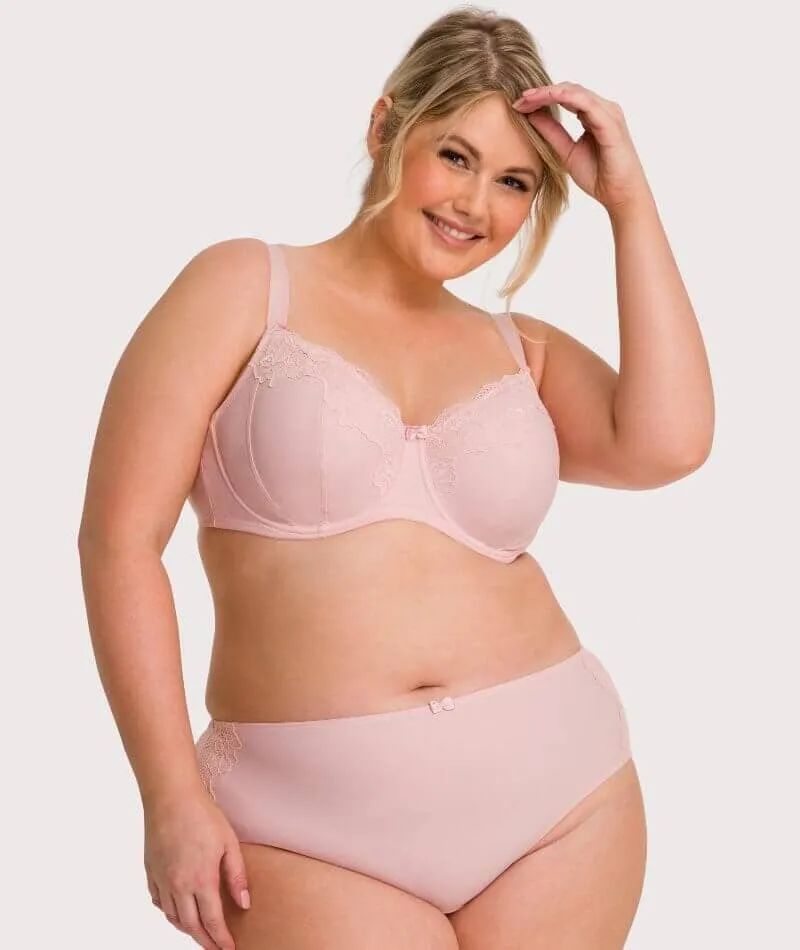 Ava & Audrey Jacqueline Full Cup Underwired Bra 2 Pack - Blush