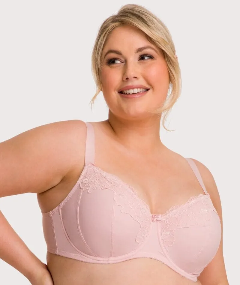 Ava & Audrey Jacqueline Full Cup Underwired Bra 2 Pack - Blush