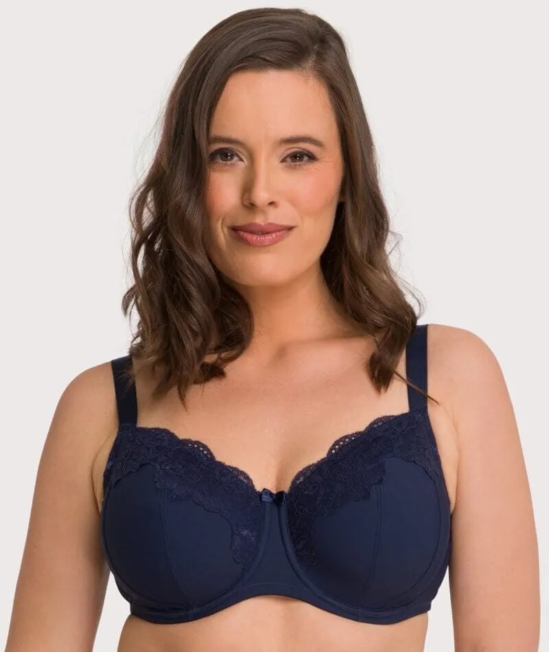 Ava & Audrey Jacqueline Full Cup Underwired Bra 2 Pack - Sapphire