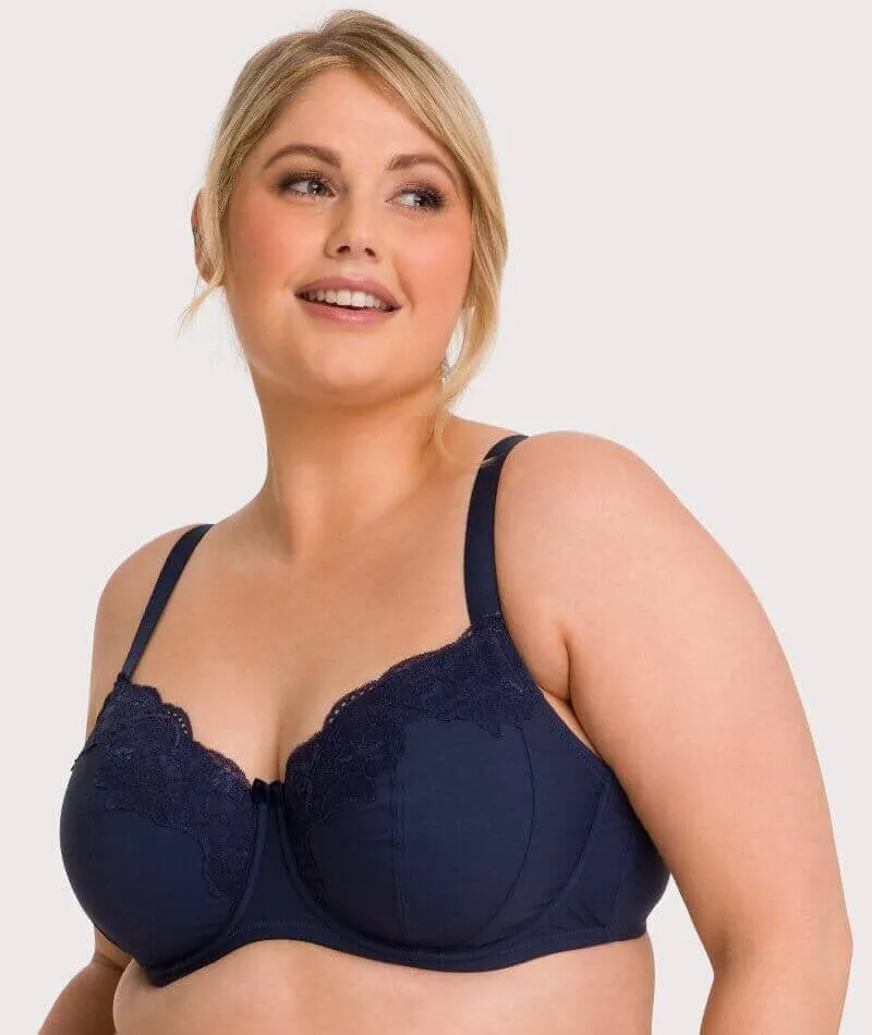 Ava & Audrey Jacqueline Full Cup Underwired Bra 2 Pack - Sapphire