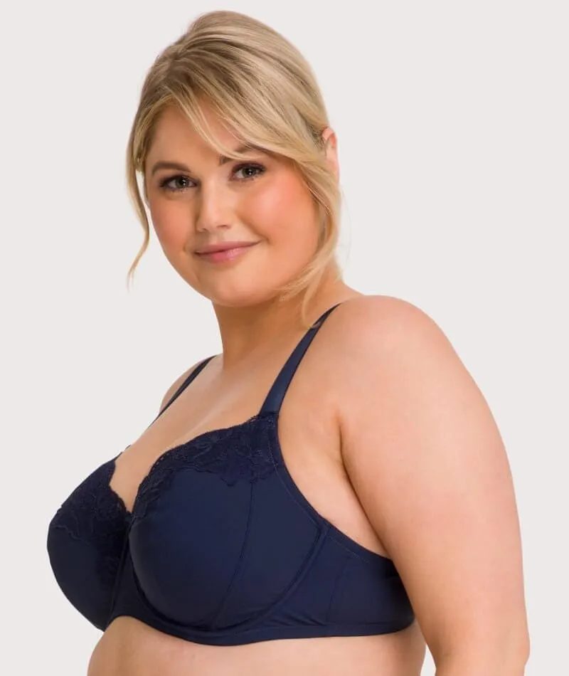 Ava & Audrey Jacqueline Full Cup Underwired Bra 2 Pack - Sapphire