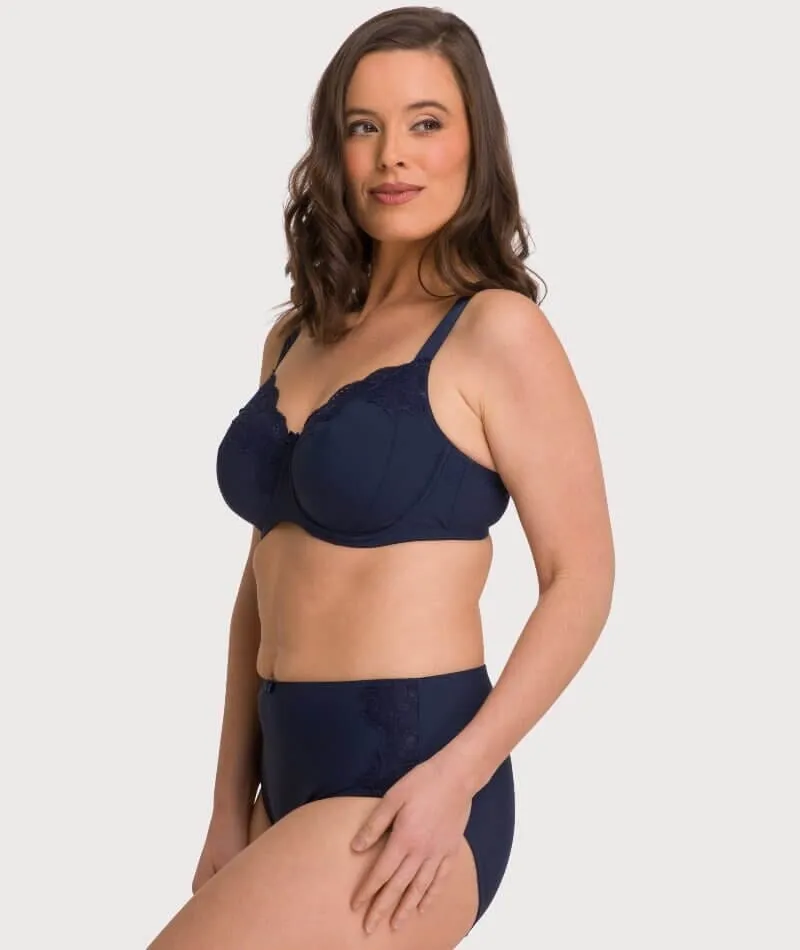 Ava & Audrey Jacqueline Full Cup Underwired Bra 2 Pack - Sapphire