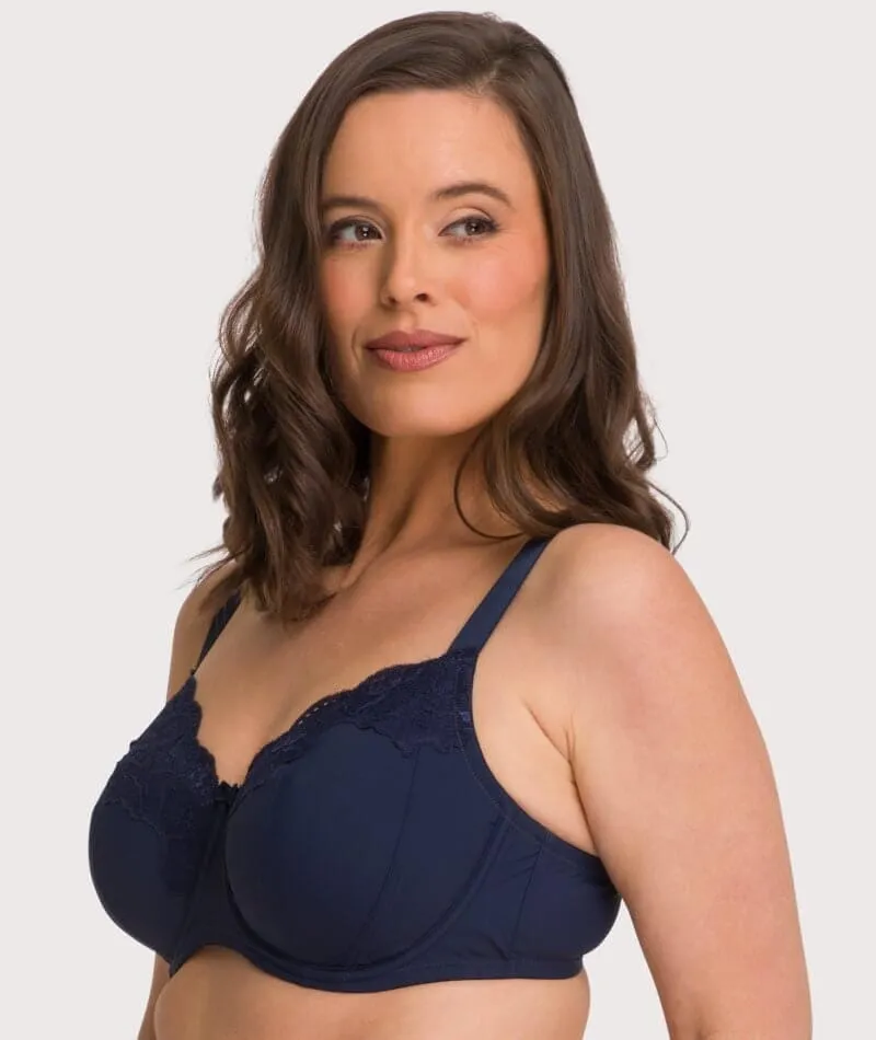 Ava & Audrey Jacqueline Full Cup Underwired Bra 2 Pack - Sapphire