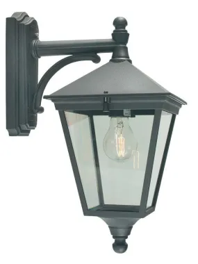 Avenue Black Outdoor Down Wall Lantern - ID 8422