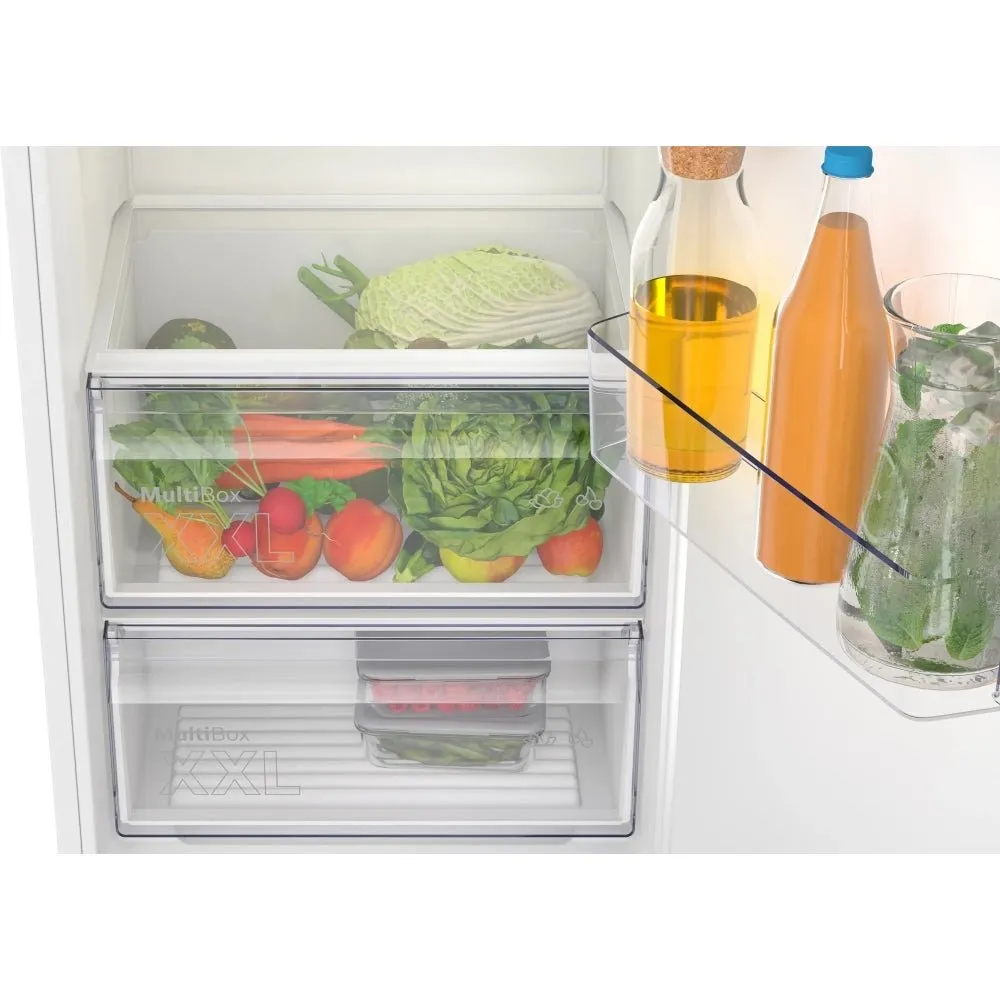 Bosch KIR81NSE0G 310 Liters Built-In Larder Fridge, Sliding Hinge, White