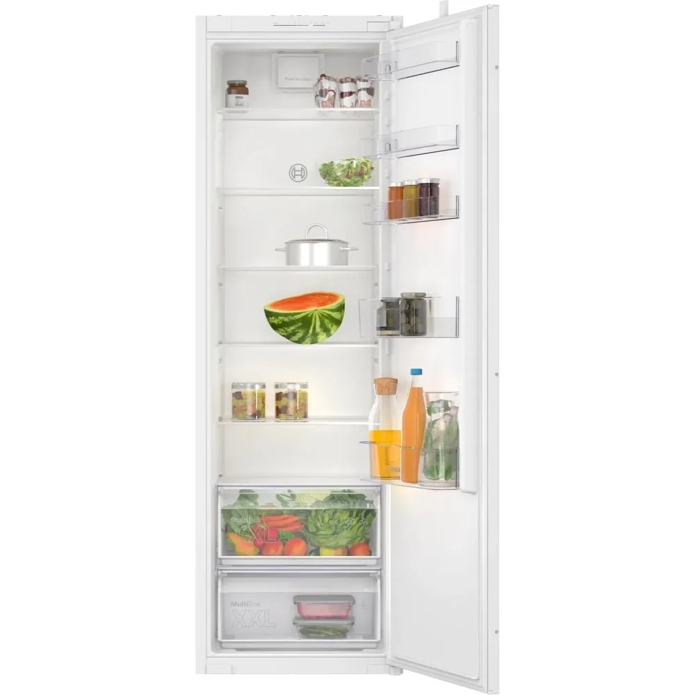 Bosch KIR81NSE0G 310 Liters Built-In Larder Fridge, Sliding Hinge, White