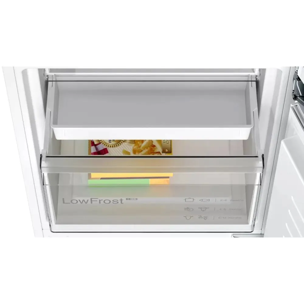 Bosch KIV86VSE0G Integrated 60/40 Fridge Freezer with Sliding Door Fixing Kit - White