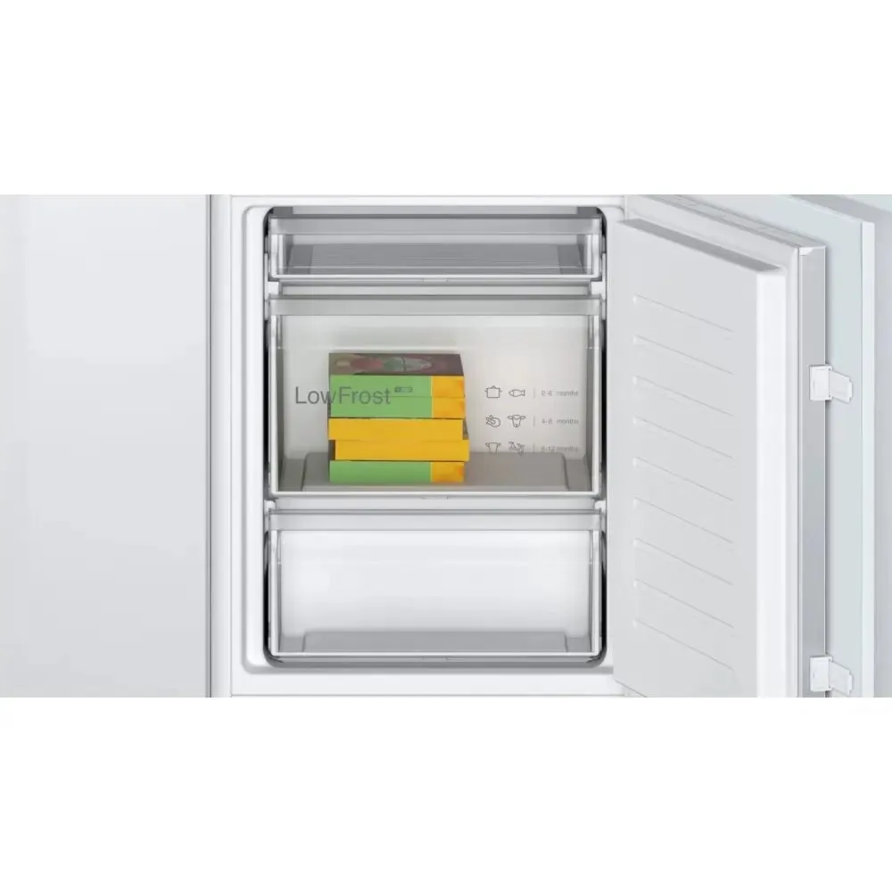 Bosch KIV86VSE0G Integrated 60/40 Fridge Freezer with Sliding Door Fixing Kit - White