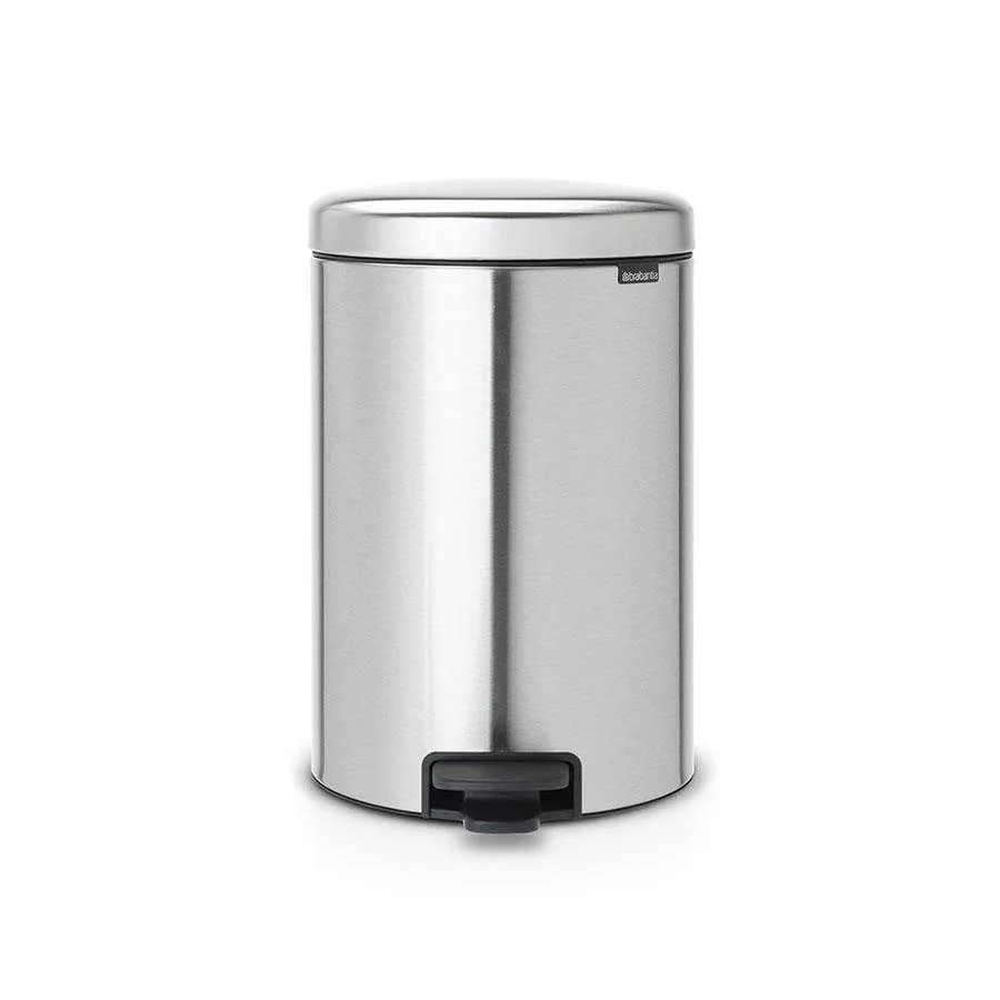 Brabantia Matt Steel Fingerprint Proof 20L Pedal Bin