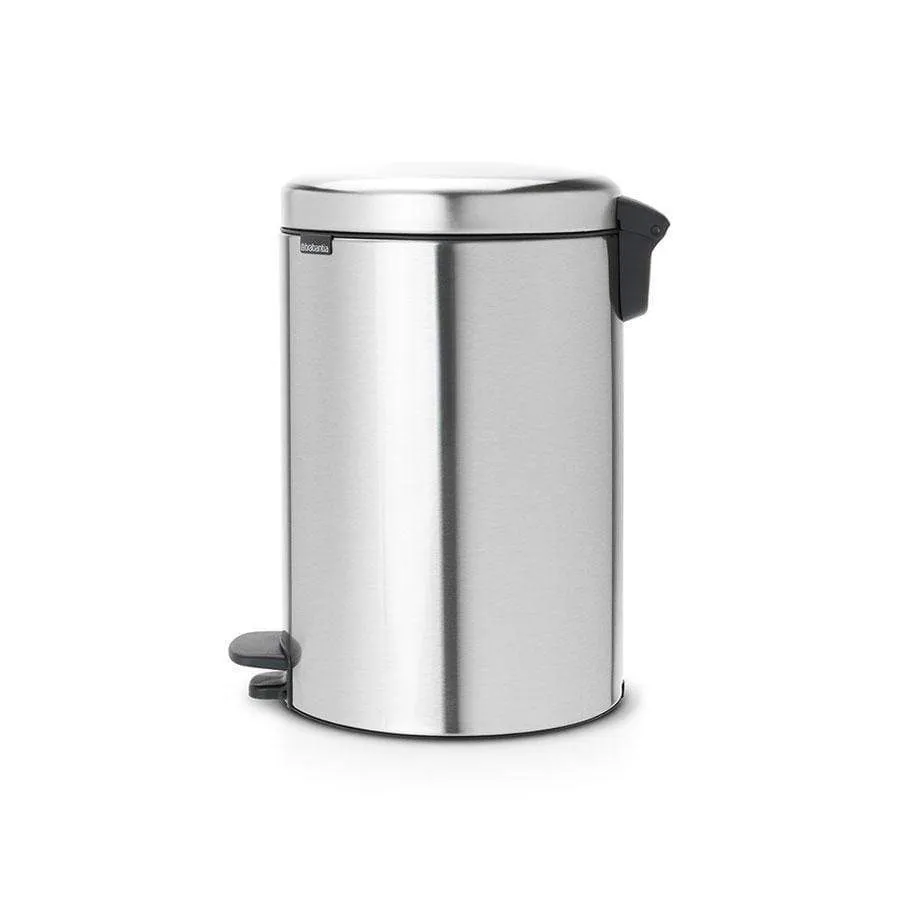 Brabantia Matt Steel Fingerprint Proof 20L Pedal Bin