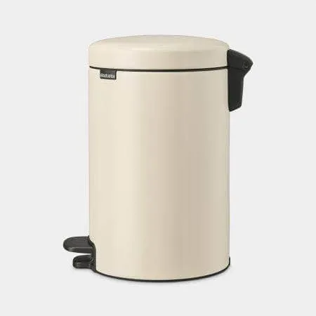 Brabantia Newlcon Pedal Bin 12 Litre - Soft Beige