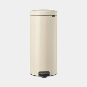 Brabantia Newlcon Pedal Bin 30 Litre - Soft Beige