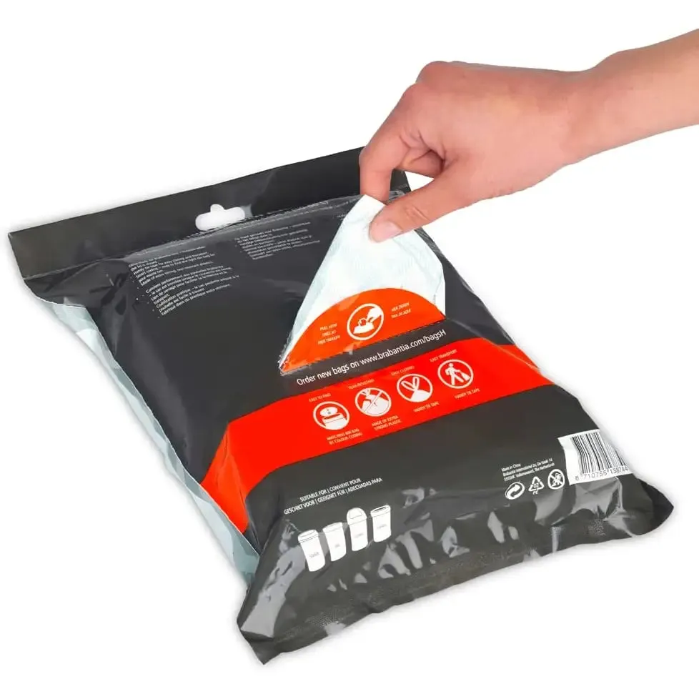 Brabantia PerfectFit Waste Bin Bags [Dispenser Pack 40 Bags] - Code H - 50-60L