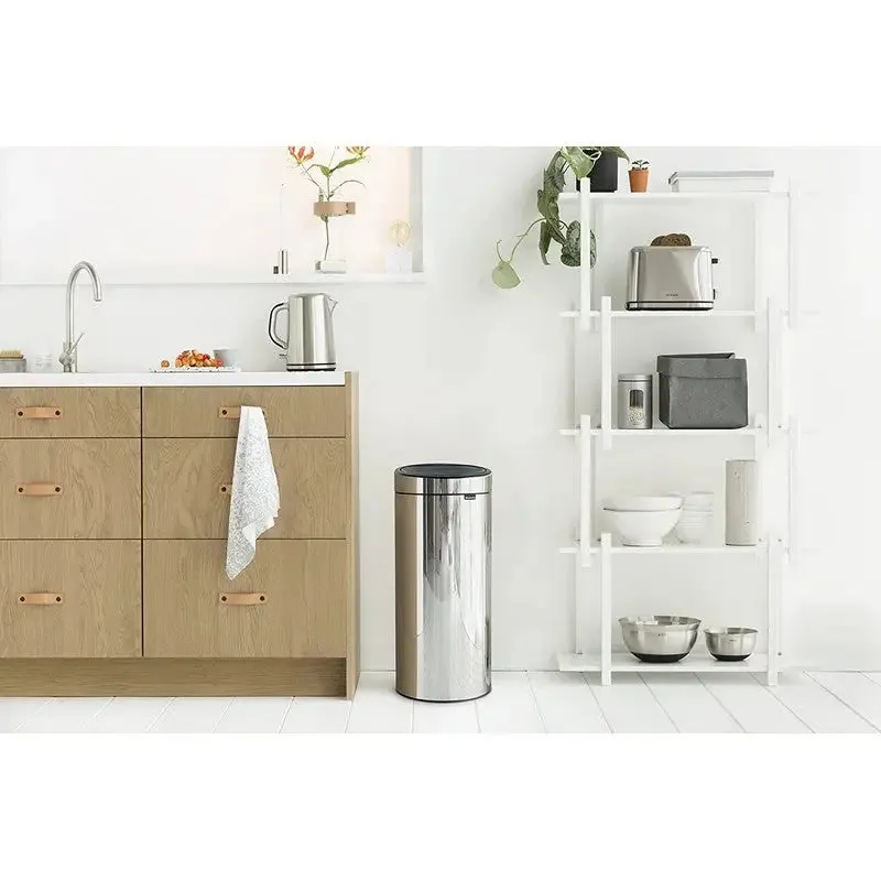 Brabantia Touch Bin 30L - Brilliant Steel