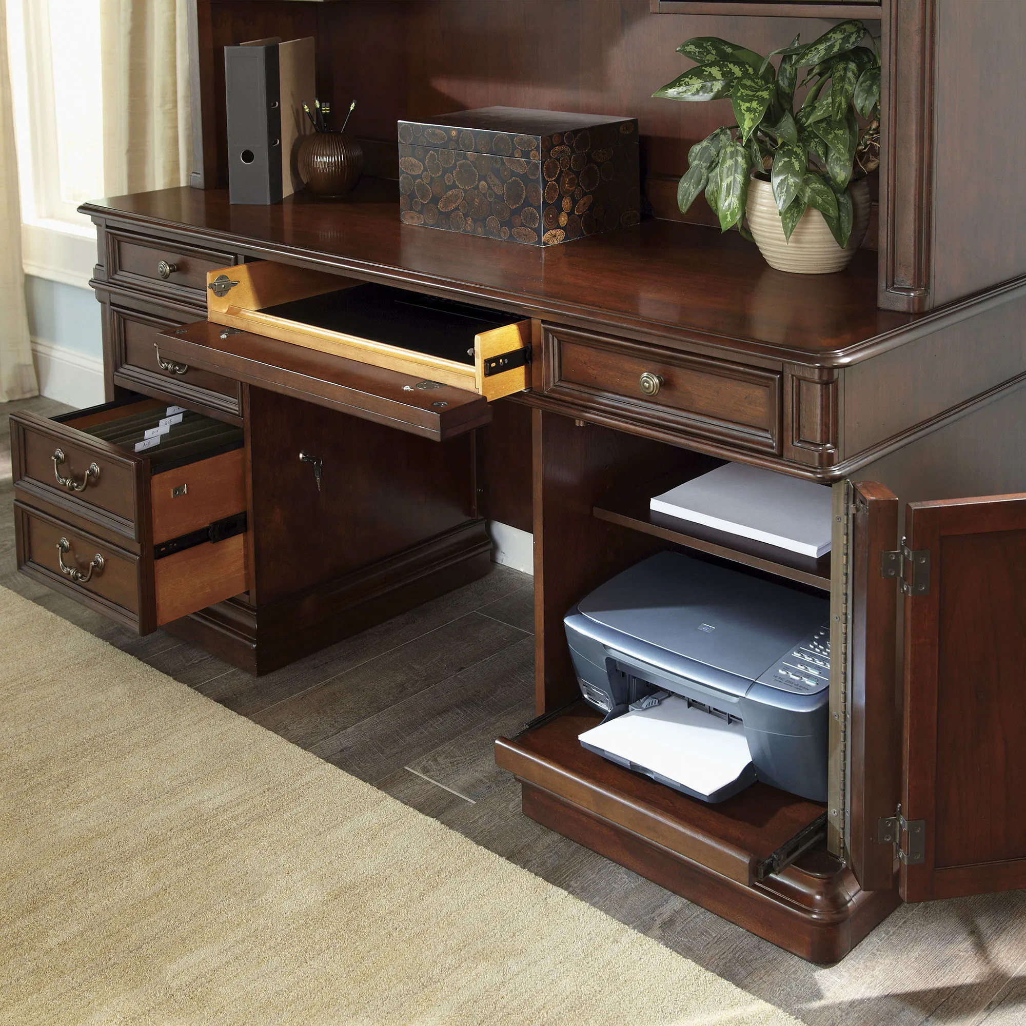 Brayton Manor - Credenza - Dark Brown