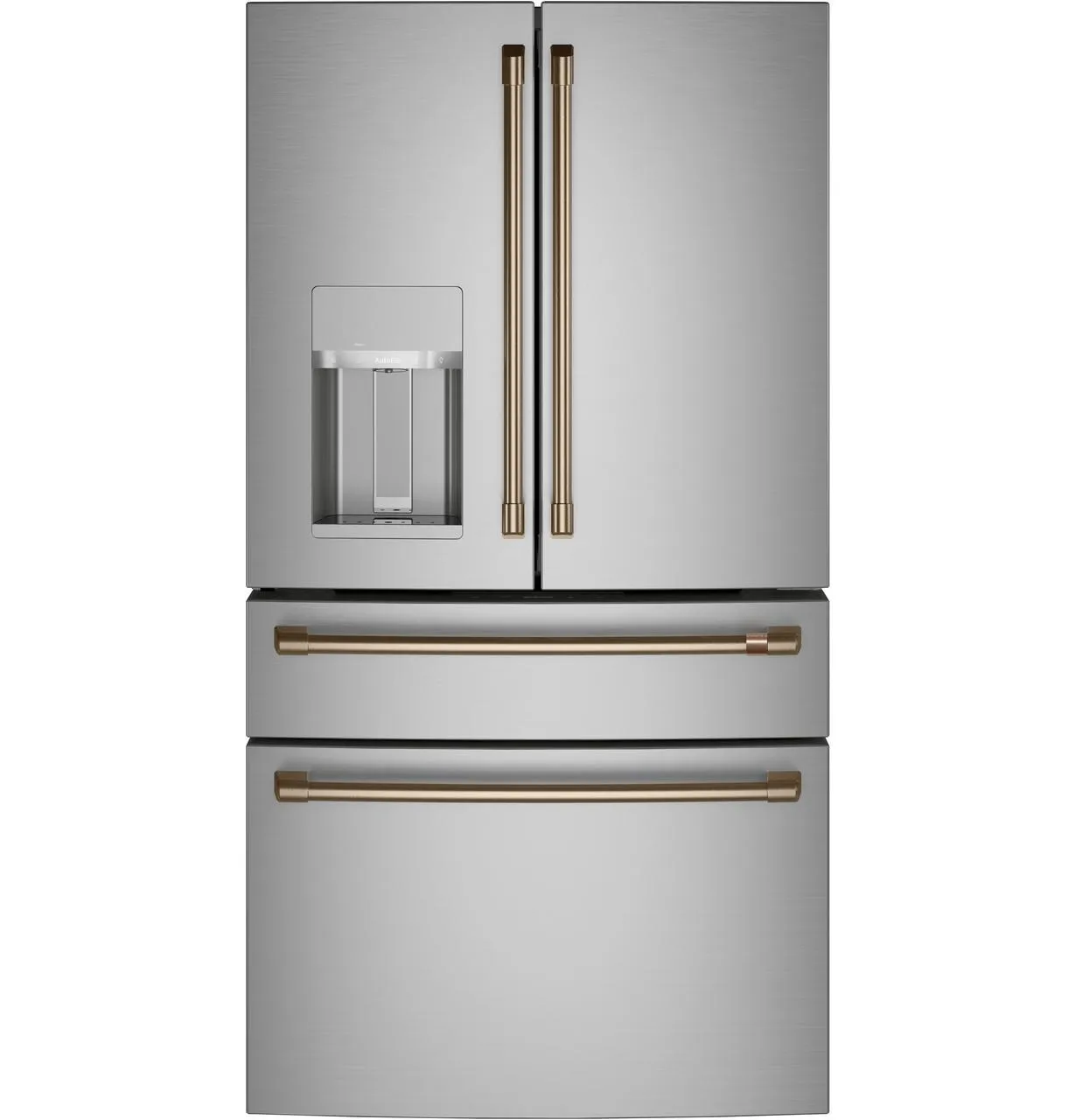 Cafe CXE22DP2PS1 Caf(eback)™ ENERGY STAR® 22.3 Cu. Ft. Smart Counter-Depth 4-Door French-Door Refrigerator