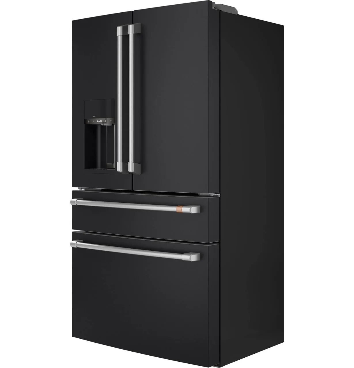 Cafe CXE22DP3PD1 Caf(eback)™ ENERGY STAR® 22.3 Cu. Ft. Smart Counter-Depth 4-Door French-Door Refrigerator