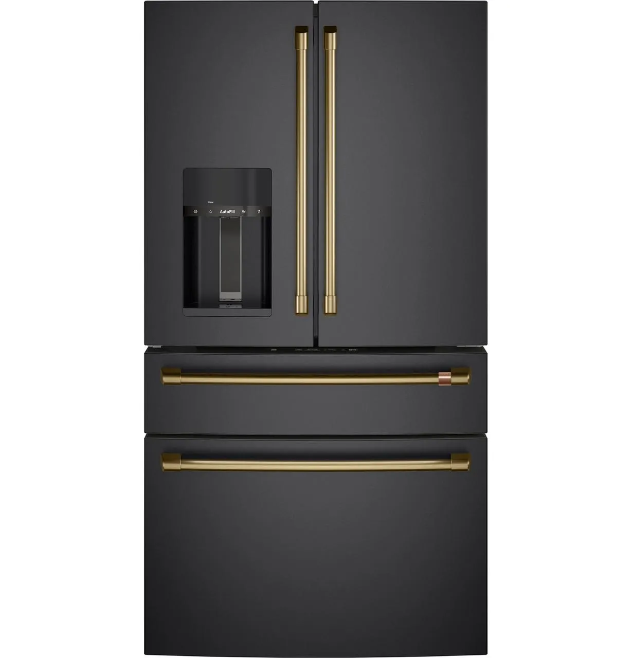 Cafe CXE22DP3PD1 Caf(eback)™ ENERGY STAR® 22.3 Cu. Ft. Smart Counter-Depth 4-Door French-Door Refrigerator