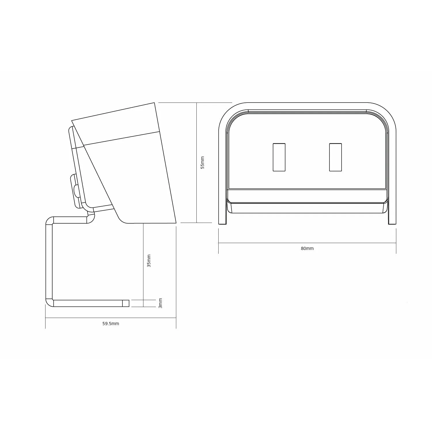 CMD Chip - Twin USB On Desk Charger