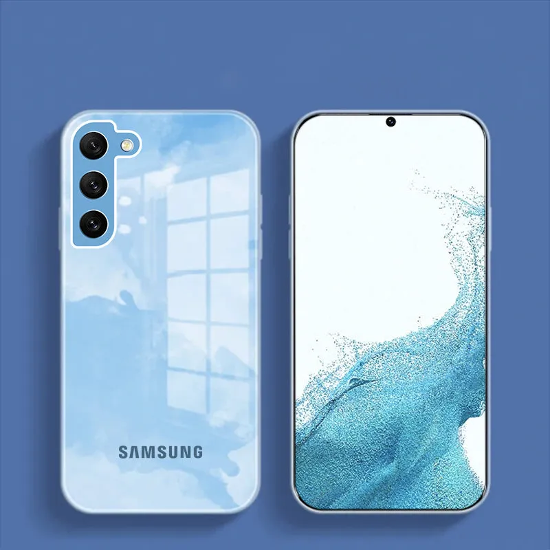 Colorful Wave Glass Phone Case - Samsung