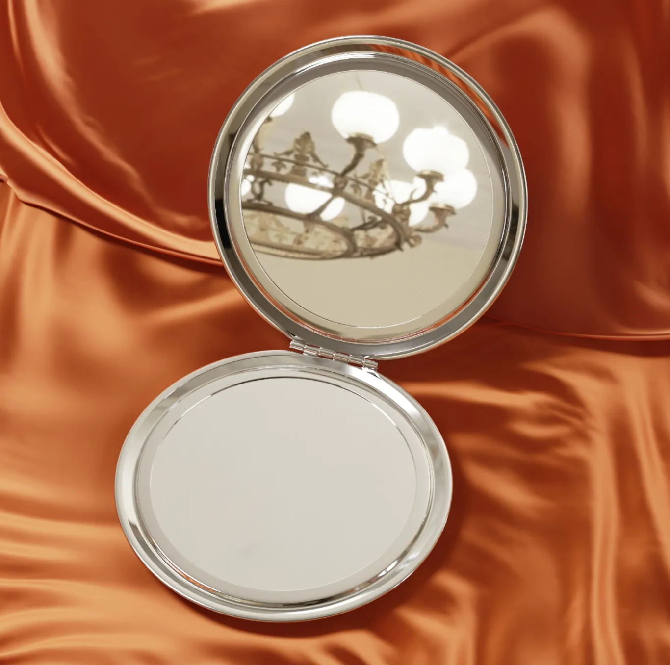 Compact Travel Mirror - Pierot & Columbina