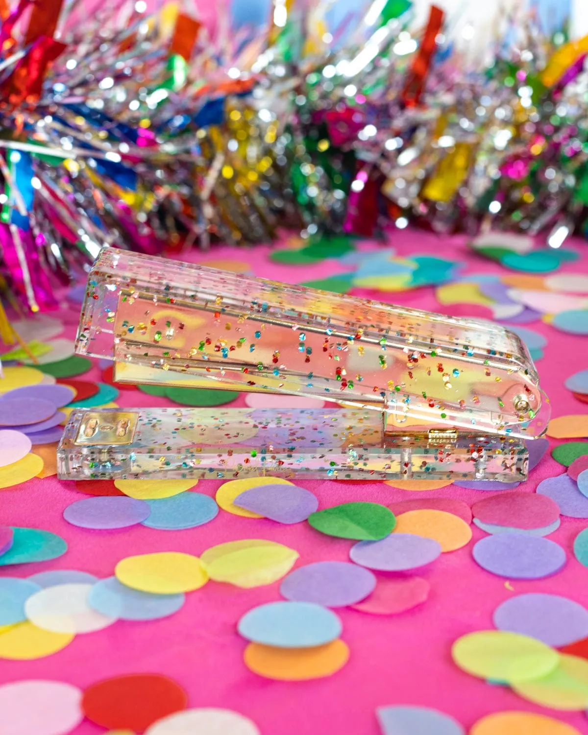 Confetti Party Acrylic Stapler