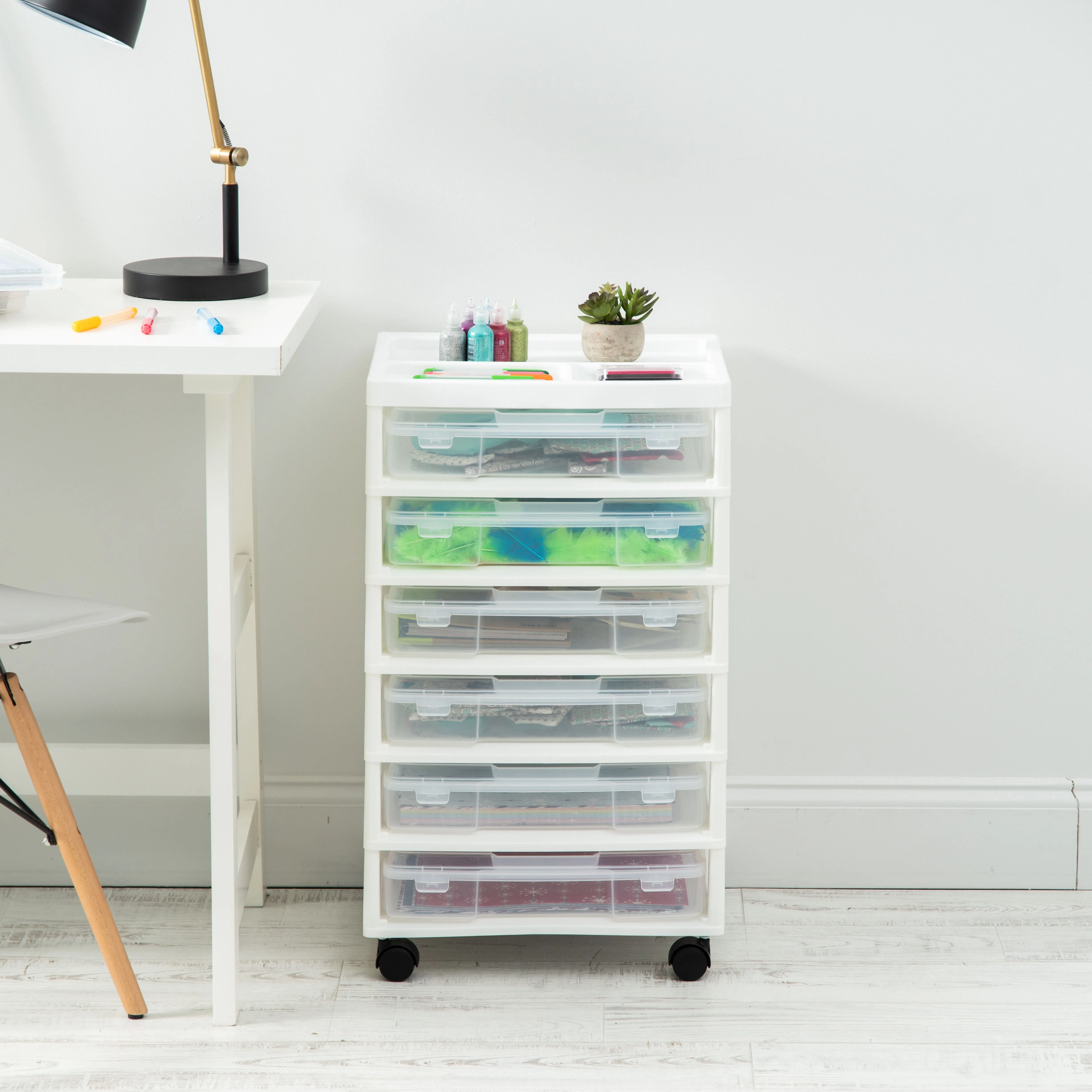 Craft Organizer and Storage, Rolling Storage Cart