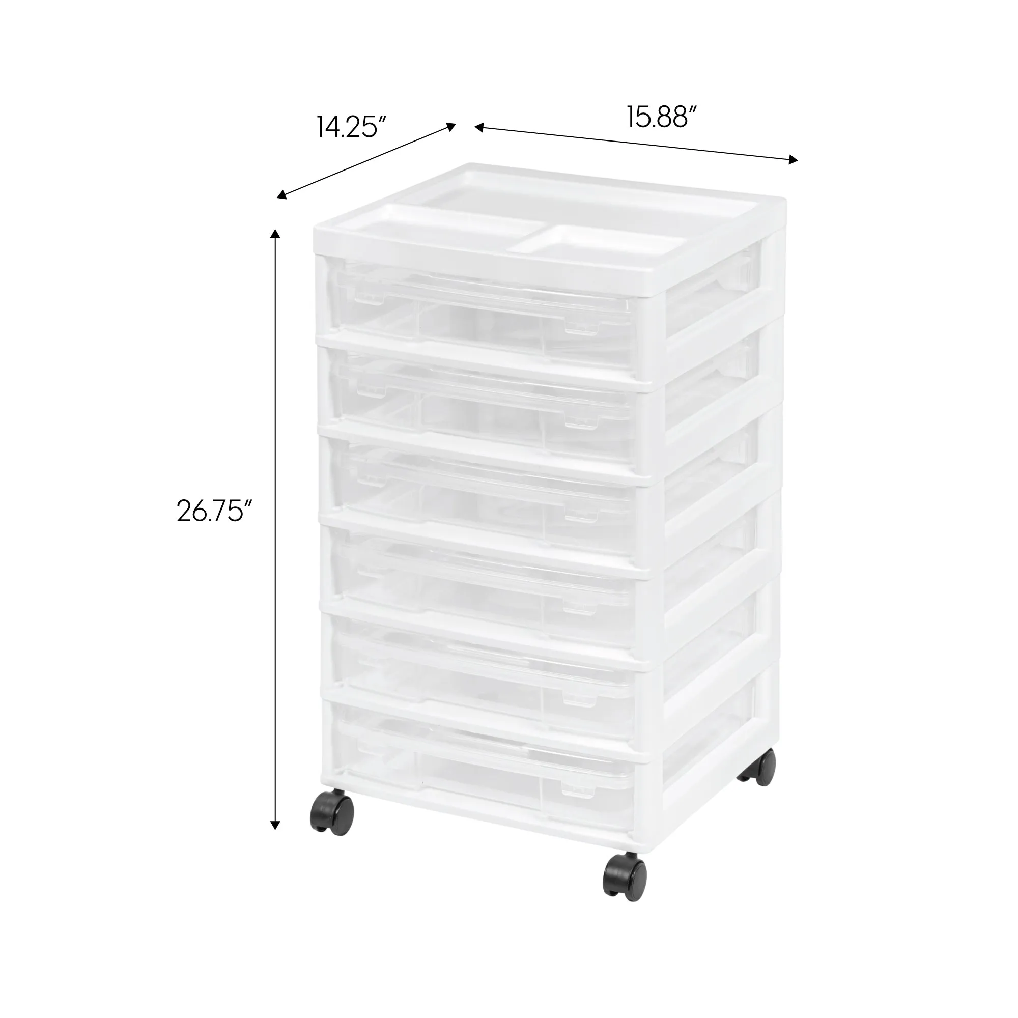 Craft Organizer and Storage, Rolling Storage Cart