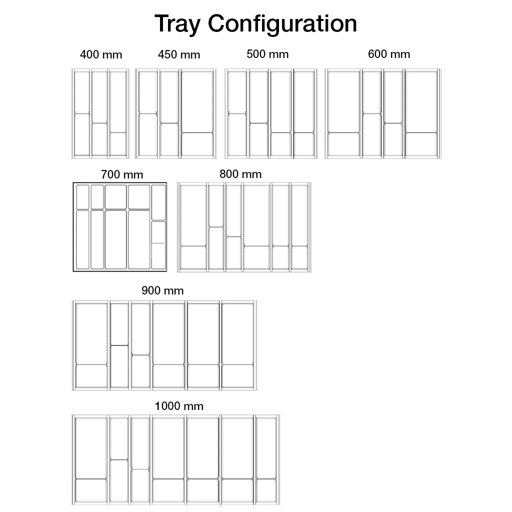 Cuisio Cutlery Trays