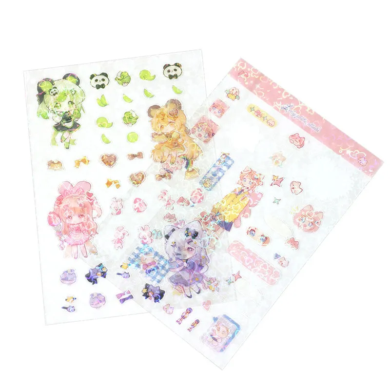 Custom Transparent Clear Stickers Sheets