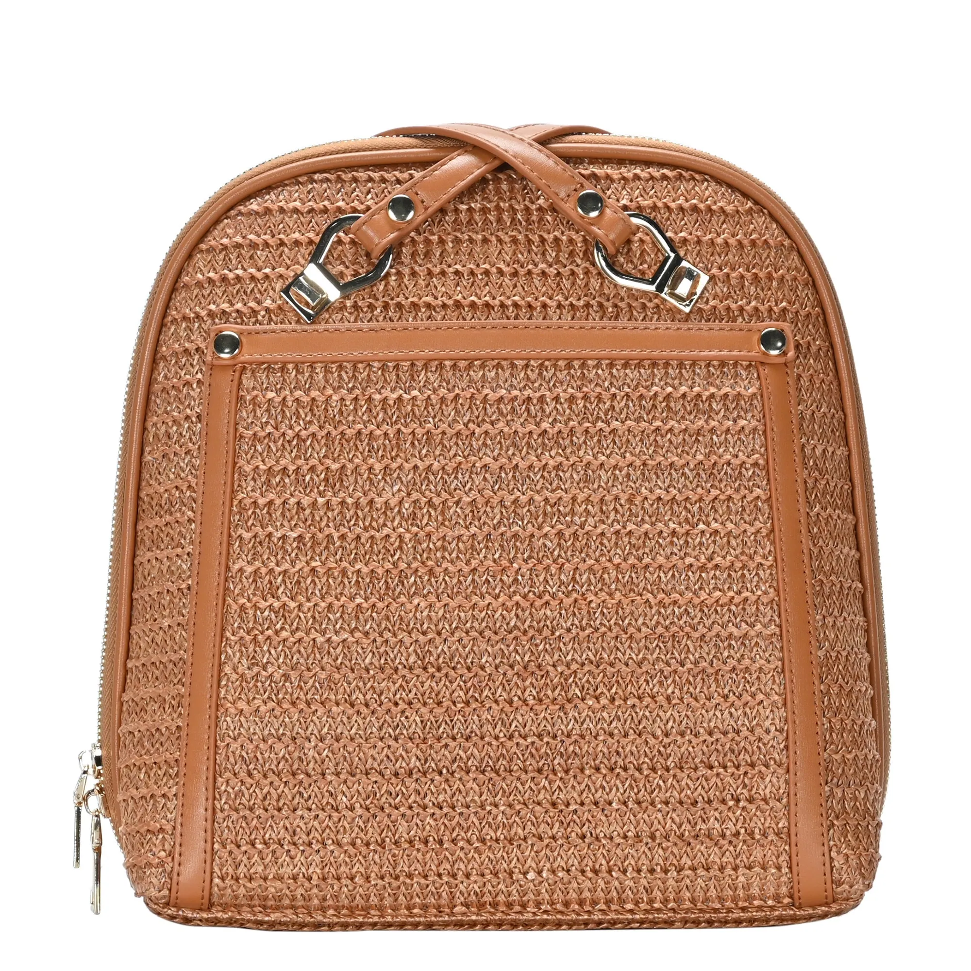 Daisy Straw Convertible Backpack Purse