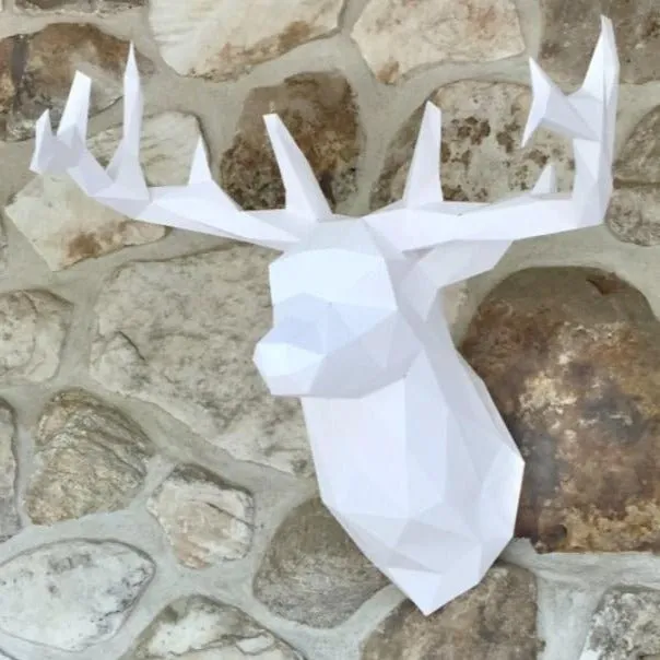 Deer Head Paper DIY Kit