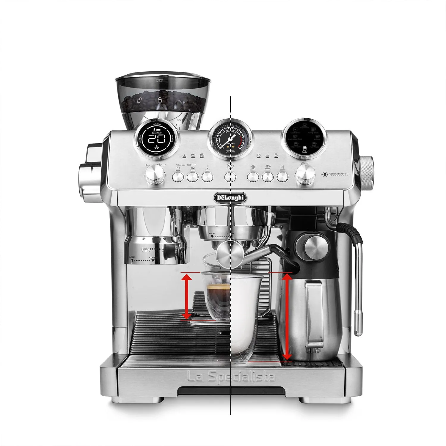 DeLonghi La Specialista Maestro Semi-Automatic Espresso Machine #EC9885M