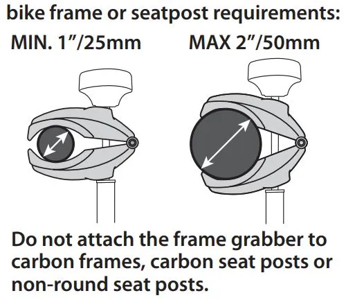 DESTINATION E REMOVEABLE LOCKING FRAME GRABBER - LONG LENGTH