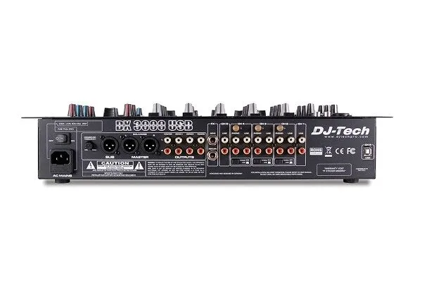 DJ Tech DX3000USB 7 Ch USB Mixer