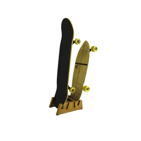 Double Bamboo Skateboard Stand